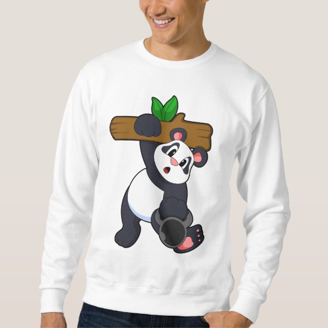 Sweatshirt Panda avec bois à l'entraînement Force (Devant)