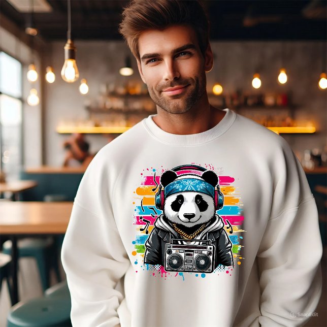Sweatshirt Panda Rapper (Panda Rapper)