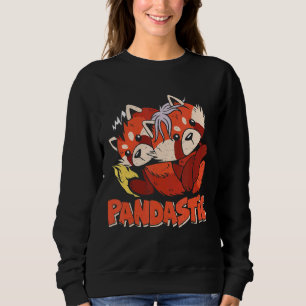 Sweatshirt Pandas rouges pandastiques