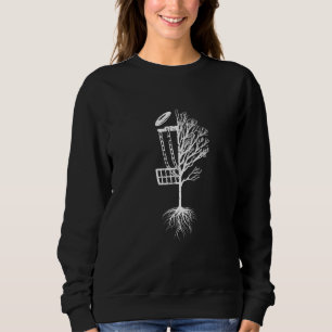 Sweatshirt Panier de golf sur disque arbre Golfeur Golf à dis