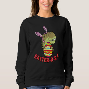 Sweatshirt Panier de Pâques fourrés T Rex Est Enfants Cute B