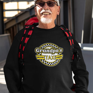 Sweatshirt Panneau de taxi de grand-père