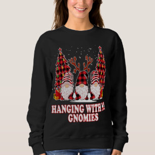 Sweatshirt Panser Avec Mes Gnomies Green Plaid Gnomes St Part