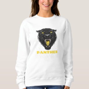 Sweatshirt Panthère d'horreur noire