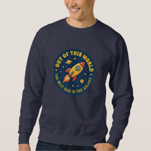 Sweatshirt Papa Anniversaire De Fille Fils Rétro Fête Des Pèr