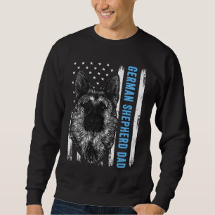 Sweatshirt Papa Berger Allemand Pour Hommes Drapeau Américain