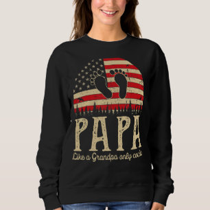Sweatshirt Papa Comme Un Grand-Père Seulement Hommes Glacière