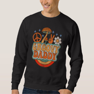 Sweatshirt Papa Groovy Homme Esthétique des Années 70 Nostalg