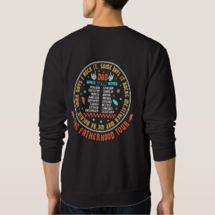 Sweatshirt Papa La Fatherhood Tour Cool moderne tendance