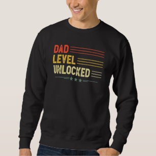 Sweatshirt Papa Level Unlocked