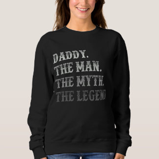 Sweatshirt Papa L'Homme Le Mythe La Légende Papa Vintage