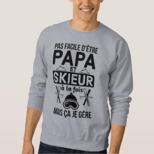 Sweatshirt Papa skieur