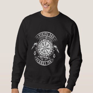Sweatshirt Papa Viking Et Mythologie Norse Avec Père Viking