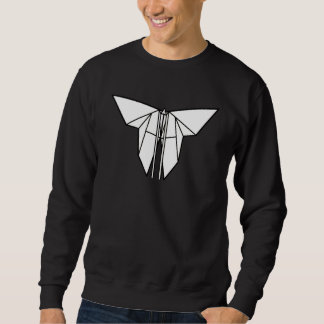 Sweatshirt Papier pliant japonais à papillon Origami