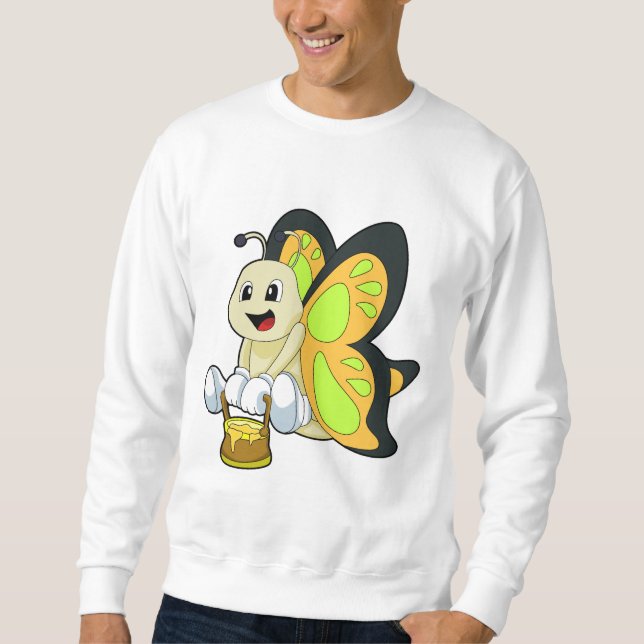 Sweatshirt Papillon au miel (Devant)