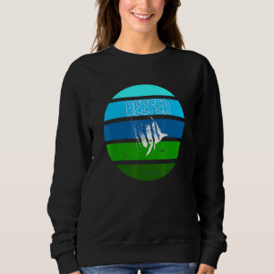 Sweatshirt Papillon de bord de mer à bande de cuivre de l'Aqu