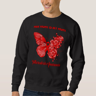 Sweatshirt Papillon Son combat est mon combat contre la tuber