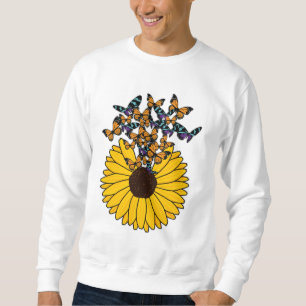 Sweatshirt Papillons au tournesol