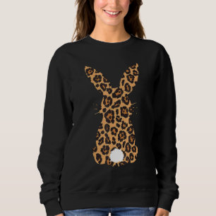 Sweatshirt Pâques Leopard Lapin Lapin Palmier Dimanche Filles