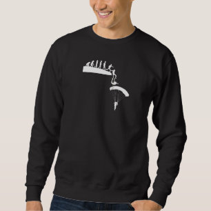 Sweatshirt Parachute Parachute Skydiver Skydiver Skydive P