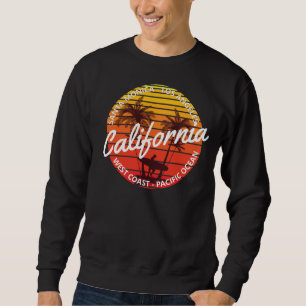 Sweatshirt Paradis du Surf Côte Ouest Californie
