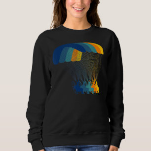 Sweatshirt Paramoteur Vintage Rétro Paramoteur Ha