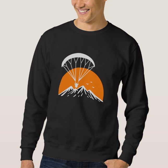 Sweatshirt Paramotorisation Vintage rétro (Devant)