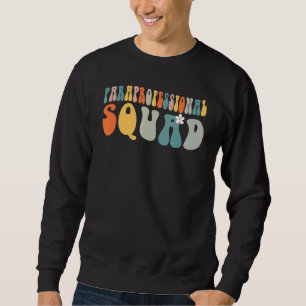 Sweatshirt Paraprofessionnel Para Squad Super Rétro Vintage T