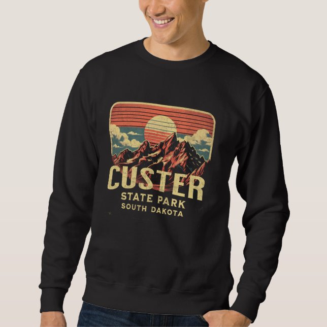 Sweatshirt Parc d'état de Custer (Devant)