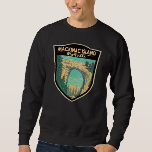 Sweatshirt Parc d'état de Mackinac Island Michigan Arch Rock