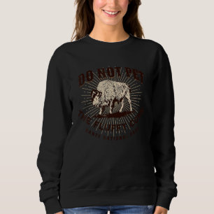 Sweatshirt Parc national de Banff Ne Caressez Pas Les Vaches