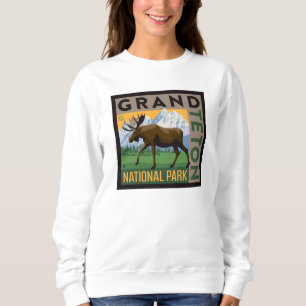 Sweatshirt Parc national de Grand Teton Moose