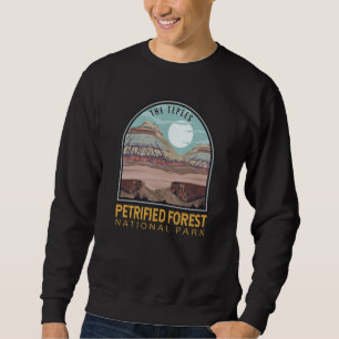 Sweatshirt Parc national de la Forêt Petrifiée Emblem Vintage