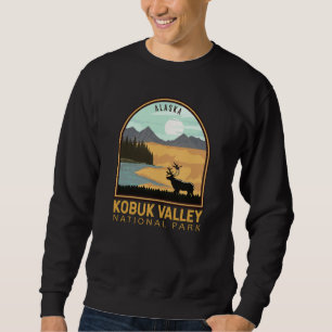 Sweatshirt Parc national de la vallée de Kobuk Emblem Vintage