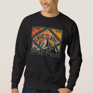 Sweatshirt Parc national de Lake Clark Alaska Look Vintage 1