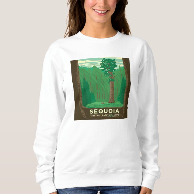Sweatshirt Parc national de Sequoia (Devant)