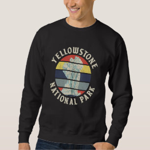 Sweatshirt Parc national de Yellowstone Geyser Vieux fidèles