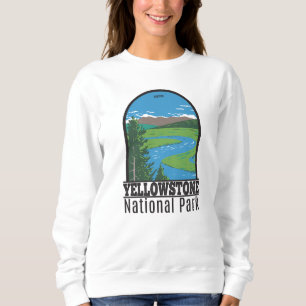 Sweatshirt Parc national de Yellowstone Hayden Valley Vintage