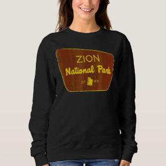 Sweatshirt Parc national de Zion Utah Nature perturbée
