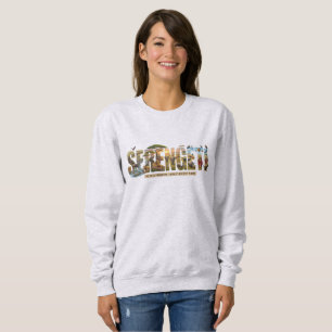 Sweatshirt Parc national du Serengeti Typographie époustoufla