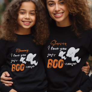 Sweatshirt Parce Que Je T'Aime Juste Boocause Dabbing Ghost