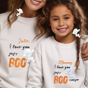 Sweatshirt Parce Que Je T'Aime Juste Boocause Dabbing Ghost