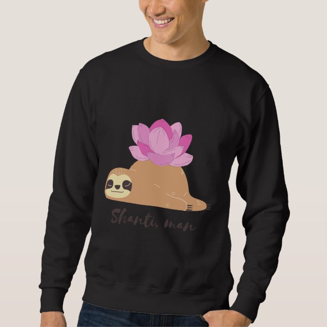 Sweatshirt Parcelle de paix intérieure (Devant)