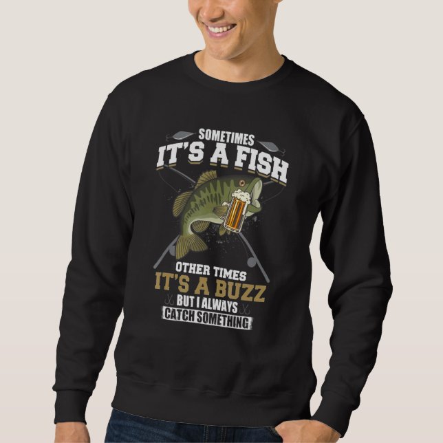 Sweatshirt Parfois C'Est Un Poisson Autres Fois C'Est Un Buzz (Devant)