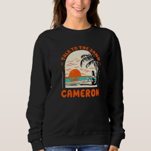 Sweatshirt Parlez Au Sand Cameron Beach Louisiana Ocean Sum