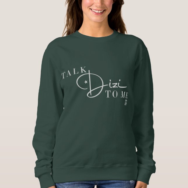 Sweatshirt Parlez le script Dizi (Devant)