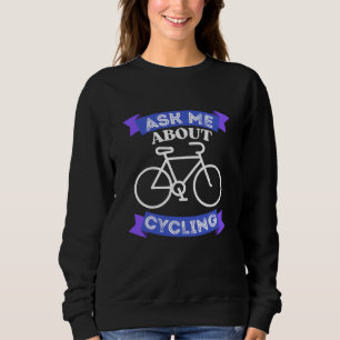Sweatshirt parlez-moi du cyclisme