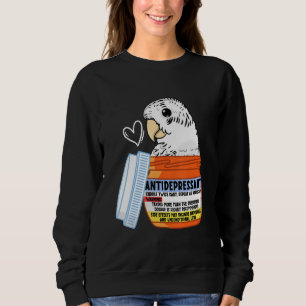 Sweatshirt Parrot Antidépresseur Ier Bougie Blanche Budget