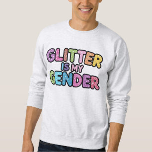 Sweatshirt Parties scintillant Est Mon Genre