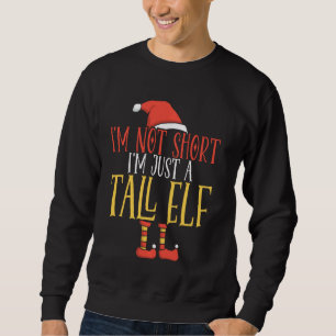 Sweatshirt Pas Court Juste Un Grand Elfe Santa Hat Chaussures